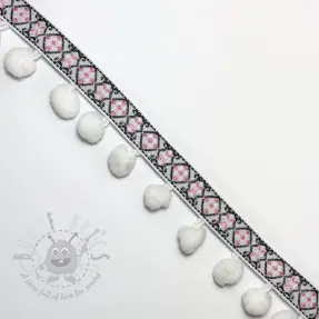 Pompom JACQUARD white