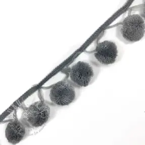 Pompom MEGA grey