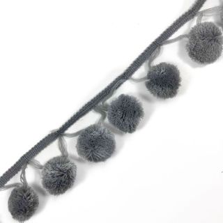Pompom MEGA grey