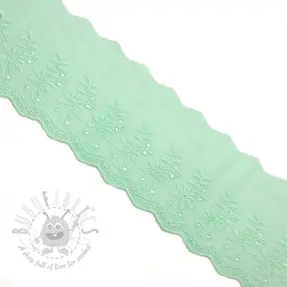 Čipka Double flower light mint