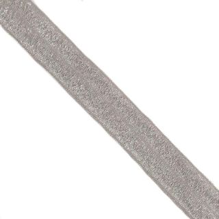Poševna elastika glitter 20 mm grey