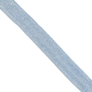Poševna elastika glitter 20 mm light blue