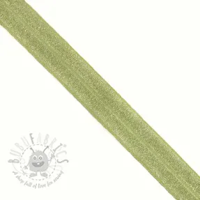 Poševna elastika glitter 20 mm lime