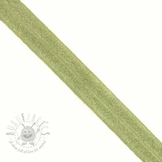 Poševna elastika glitter 20 mm lime