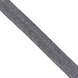 Poševna elastika glitter 20 mm marine