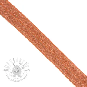 Poševna elastika glitter 20 mm orange