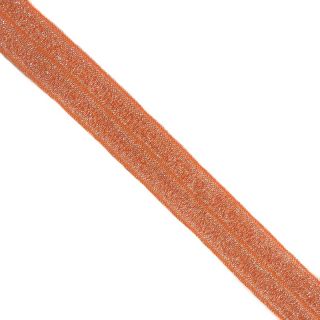 Poševna elastika glitter 20 mm orange