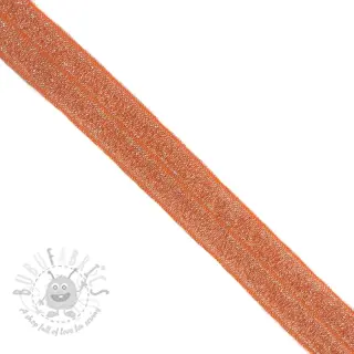 Poševna elastika glitter 20 mm orange