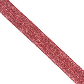 Poševna elastika glitter 20 mm red