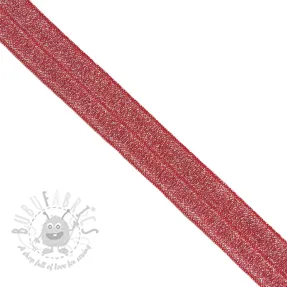 Poševna elastika glitter 20 mm red