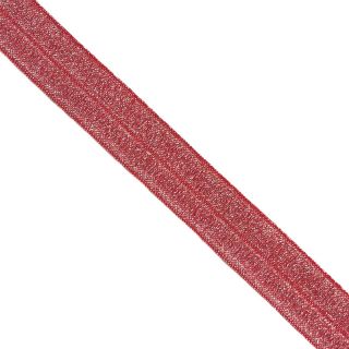 Poševna elastika glitter 20 mm red