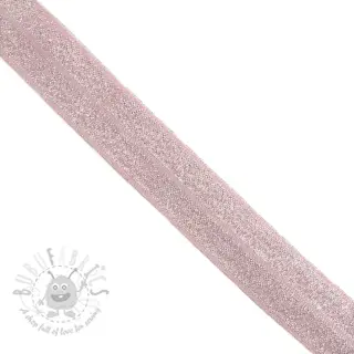 Poševna elastika glitter 20 mm rose