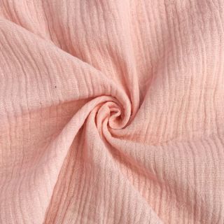 Dvostruka gaza/muslin light rose ORGANIC