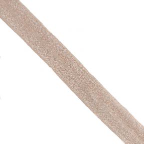 Poševna elastika glitter 20 mm salmon