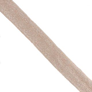 Poševna elastika glitter 20 mm salmon