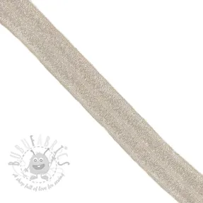 Poševna elastika glitter 20 mm sand