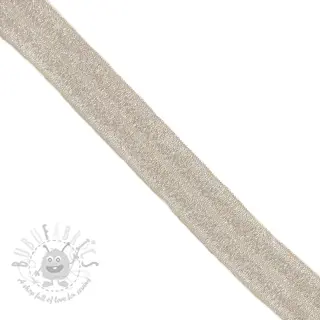 Poševna elastika glitter 20 mm sand