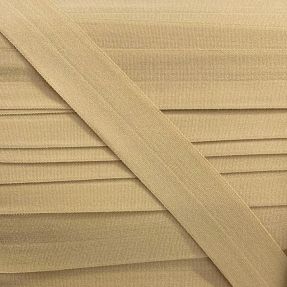 Poševna elastika matt 20 mm beige