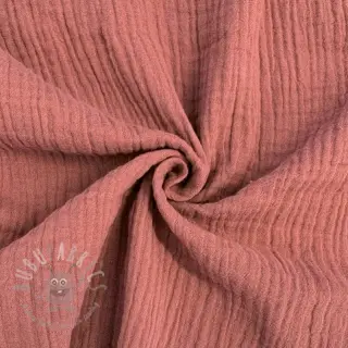 Dvostruka gaza/muslin mauve ORGANIC