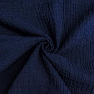 Dvostruka gaza/muslin navy ORGANIC