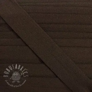Poševna elastika matt 20 mm dark brown
