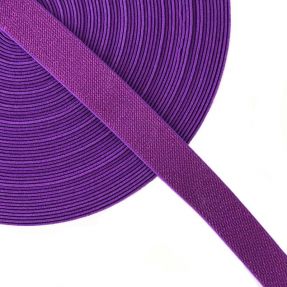Elastika gladka 2,5 cm glitter purple