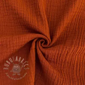 Dvoslojna gaza/muslin rust ORGANIC