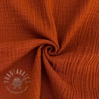 Dvoslojna gaza/muslin rust ORGANIC