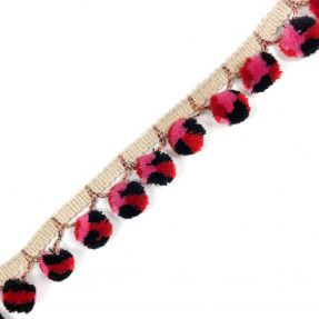Pompom AFRICA red fuchsia