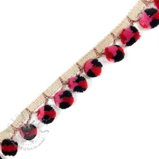 Pompom AFRICA red fuchsia
