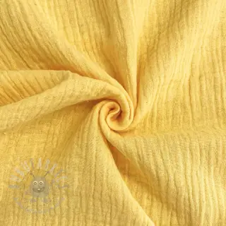 Dvoslojna gaza/muslin soft yellow ORGANIC