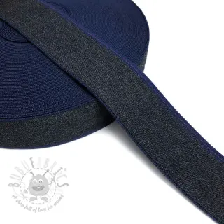 Elastika gladka 4 cm JEANS BLUE STRIPE marine