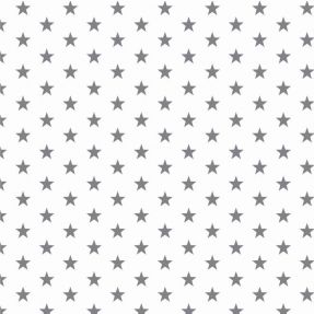 Bavlnená látka Petit stars white/grey