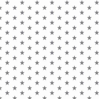 Bombažna tkanina Petit stars white/grey