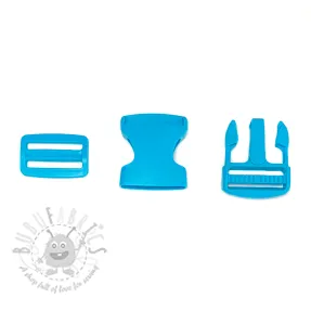 Plastična zaponka 38 mm aqua