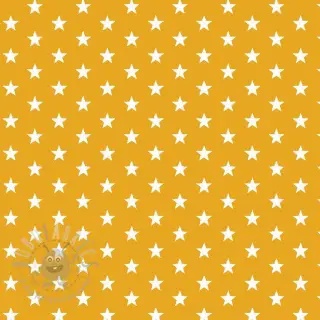 Bombažna tkanina Petit stars yellow