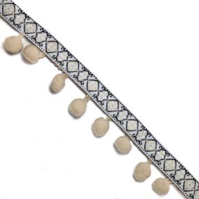 Pompom JACQUARD sand