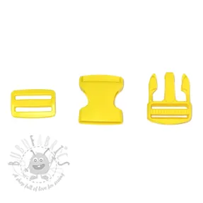 Plastična zaponka 38 mm yellow