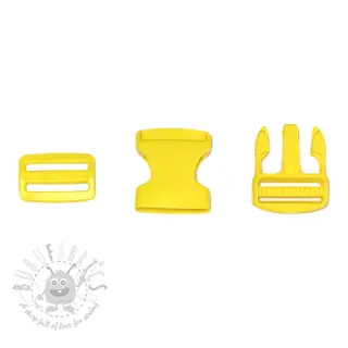 Plastična zaponka 38 mm yellow