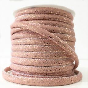 Semišasta vrvica Luxe rose