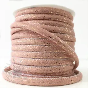 Semišasta vrvica Luxe rose