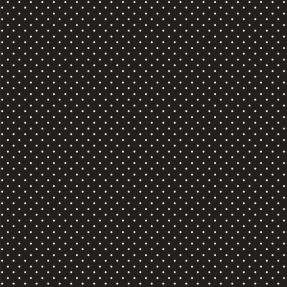 Bombažna tkanina Petit dots black