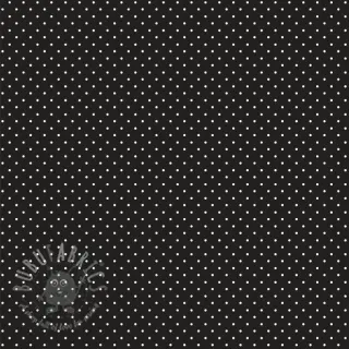 Bombažna tkanina Petit dots black