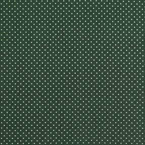 Bombažna tkanina Petit dots dark green