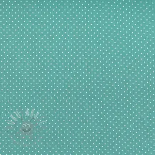 Bombažna tkanina Petit dots fresh sage