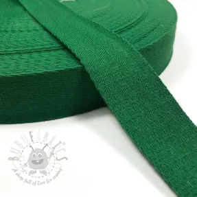 Bombažni trak 4 cm grass green