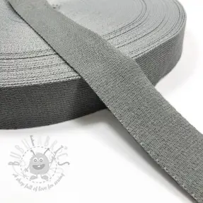 Bombažni trak 4 cm light grey