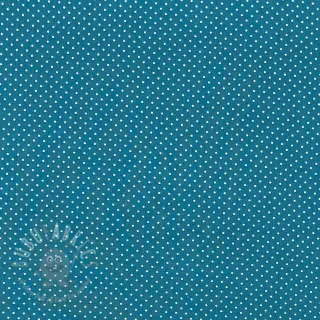 Bombažna tkanina Petit dots indigo