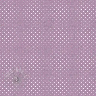 Bombažna tkanina Petit dots lilac