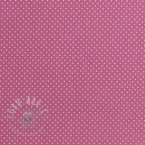 Bombažna tkanina Petit dots mauve